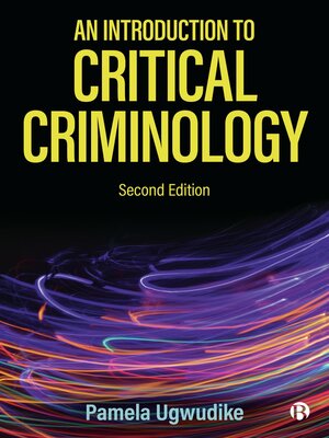 cover image of An Introduction to Critical Criminology